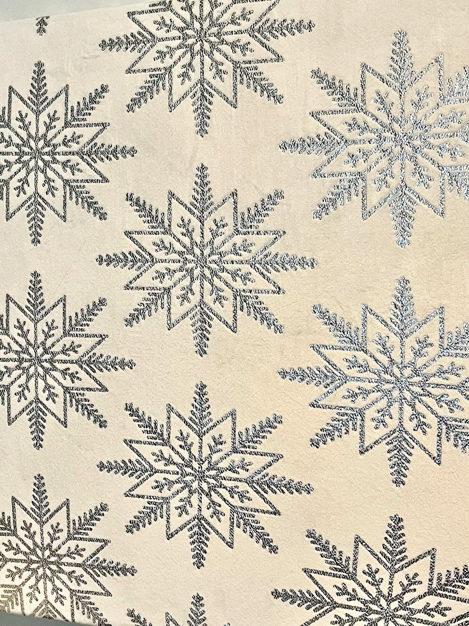 White & Silver Snowflakes — Reframe